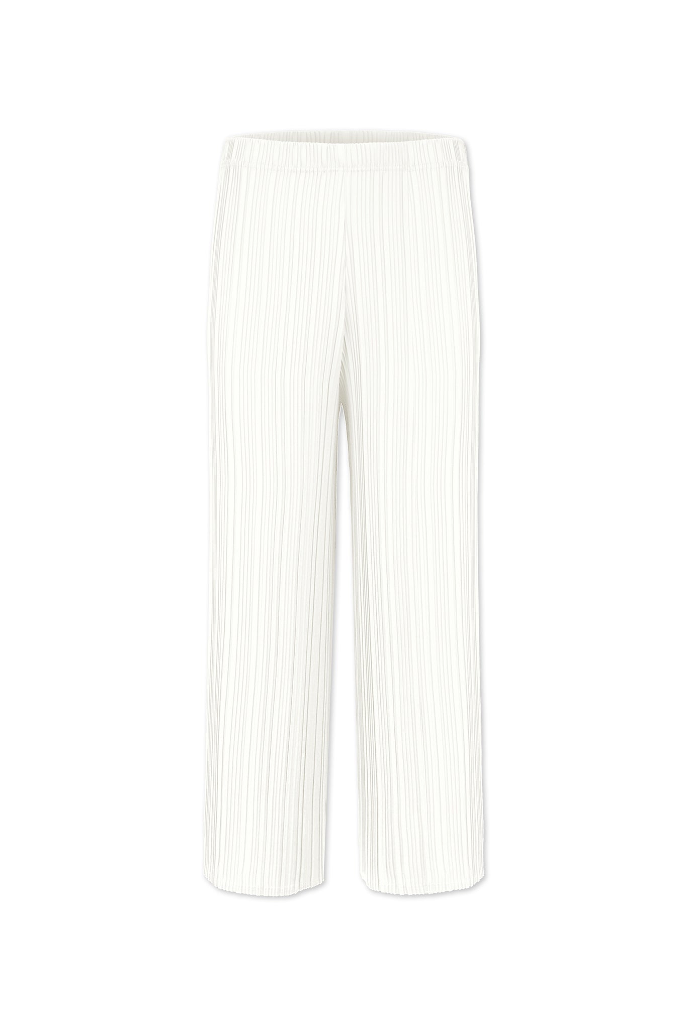 Zoe Soft Matte Plissé Wide-Leg Pant