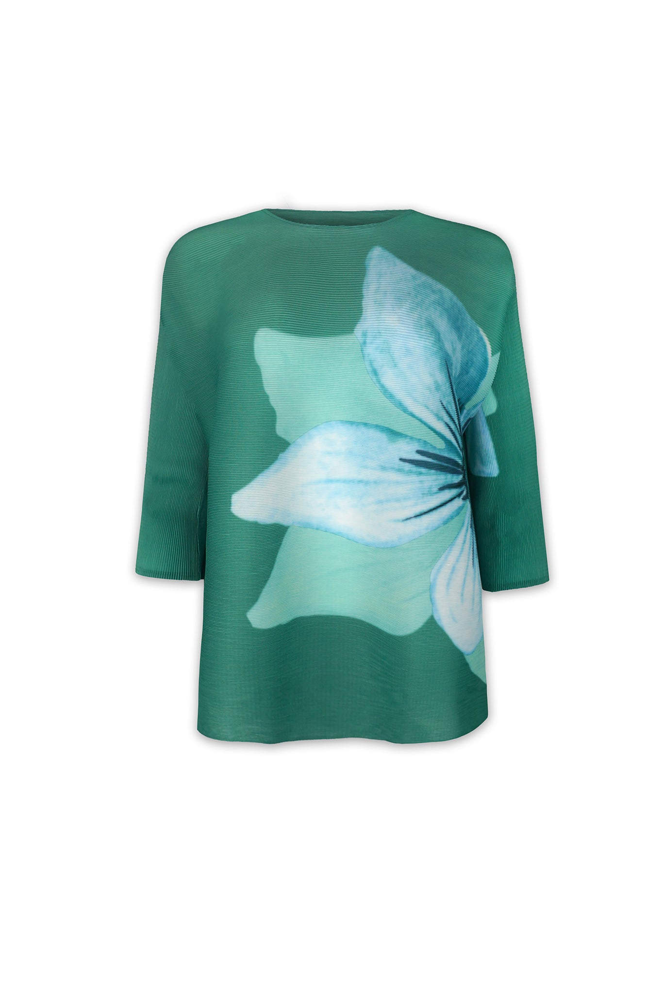 Jessica Full Bloom Crystal Pleats Top