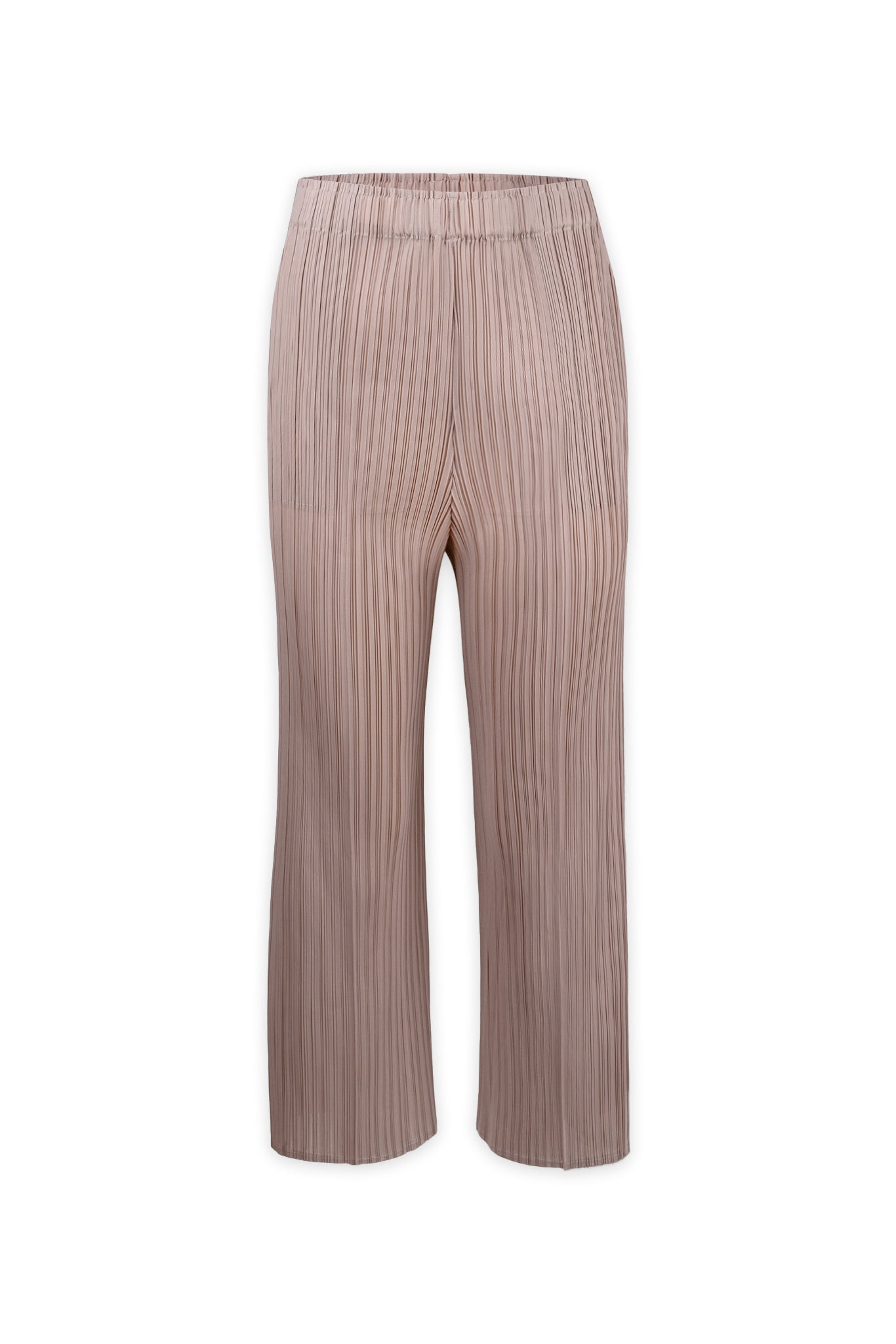 Luna Plissé Satin Pull-on Pant