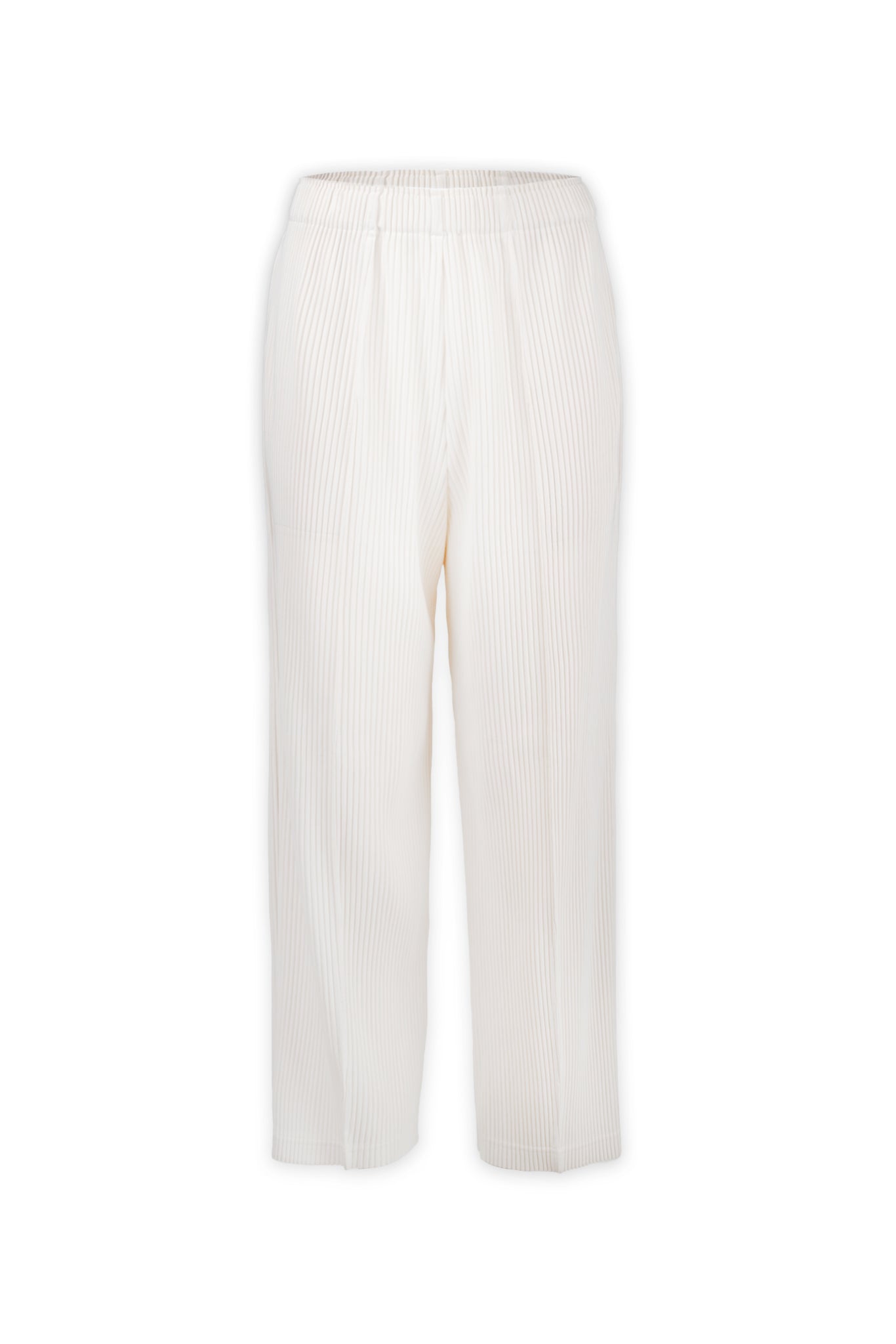 Julia Pin Tuck Double Knit Plissé Pant