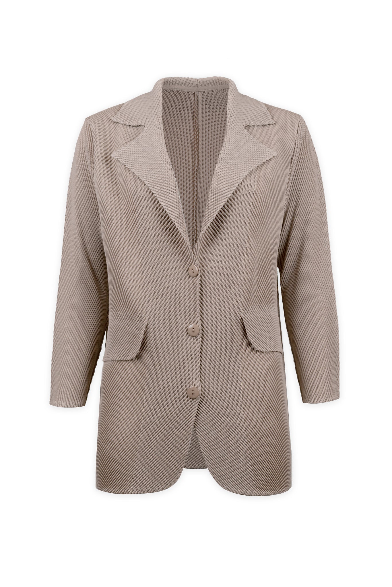 Nina Diagonal Honeycomb Texture Jacket