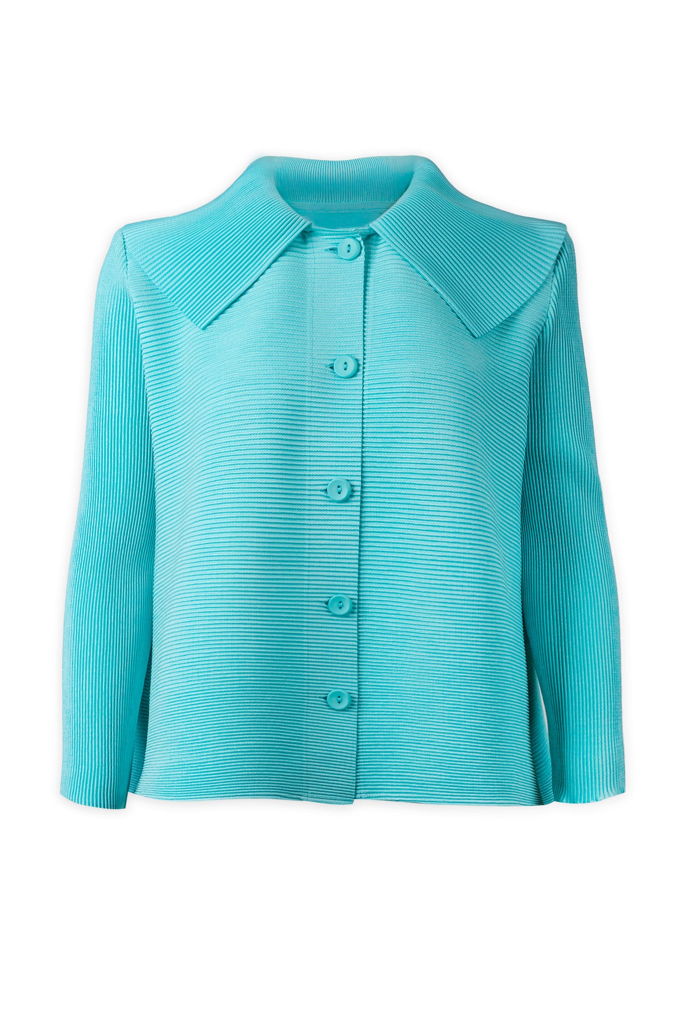 Eva Double Knit Plissé Blouse