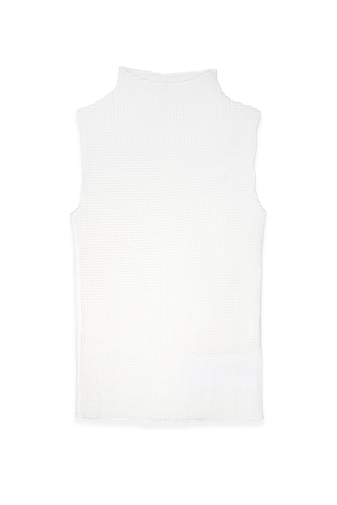 Cara Mock Neck 3D Honeycomb Tank