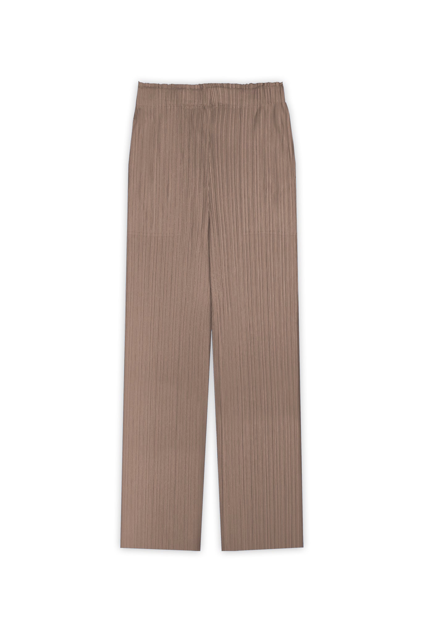 Rachel Plissé Satin Pull-on Pant