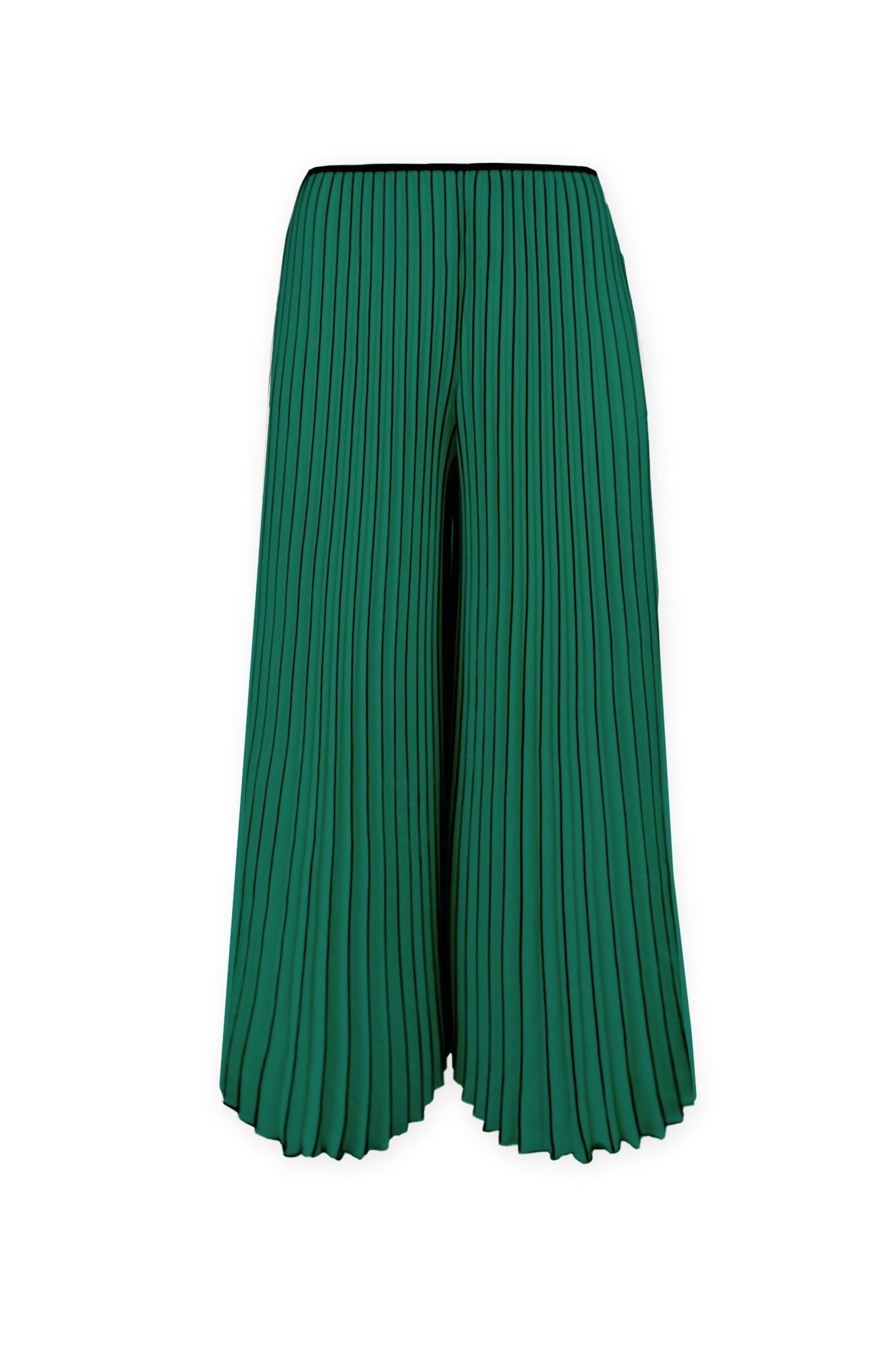 Leah Matte Plissé Palazzo Pant